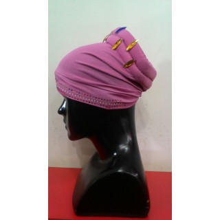Cotton Hijab Bonnet Cap-Magenta